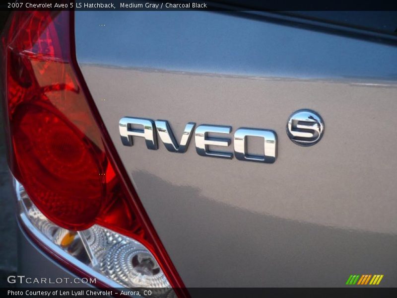 Medium Gray / Charcoal Black 2007 Chevrolet Aveo 5 LS Hatchback