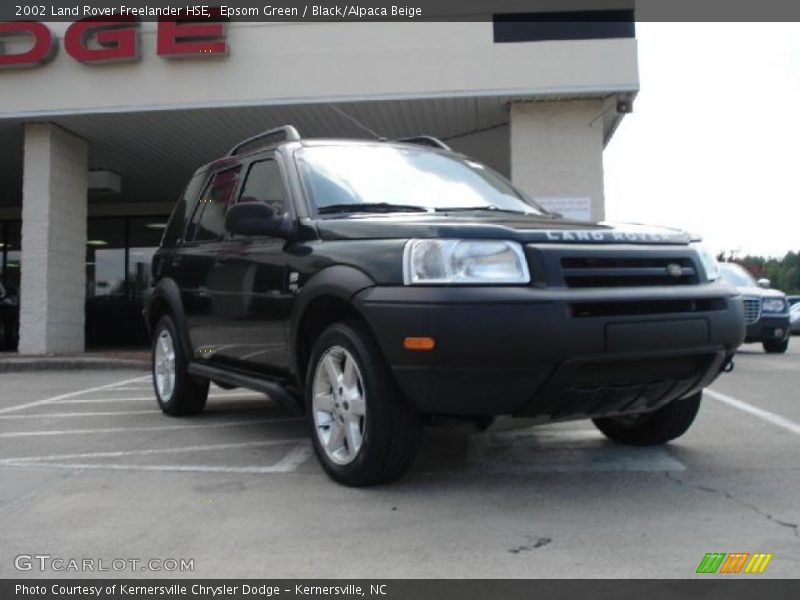 Epsom Green / Black/Alpaca Beige 2002 Land Rover Freelander HSE