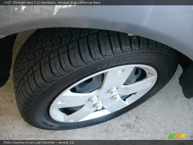 Medium Gray / Charcoal Black 2007 Chevrolet Aveo 5 LS Hatchback
