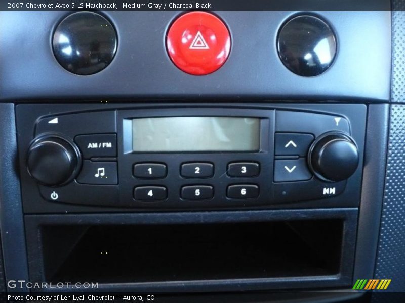 Medium Gray / Charcoal Black 2007 Chevrolet Aveo 5 LS Hatchback