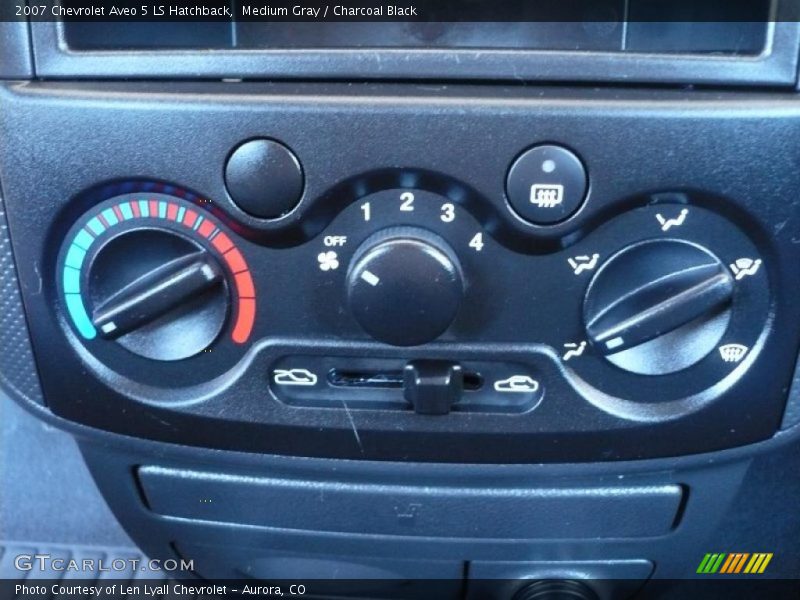 Medium Gray / Charcoal Black 2007 Chevrolet Aveo 5 LS Hatchback