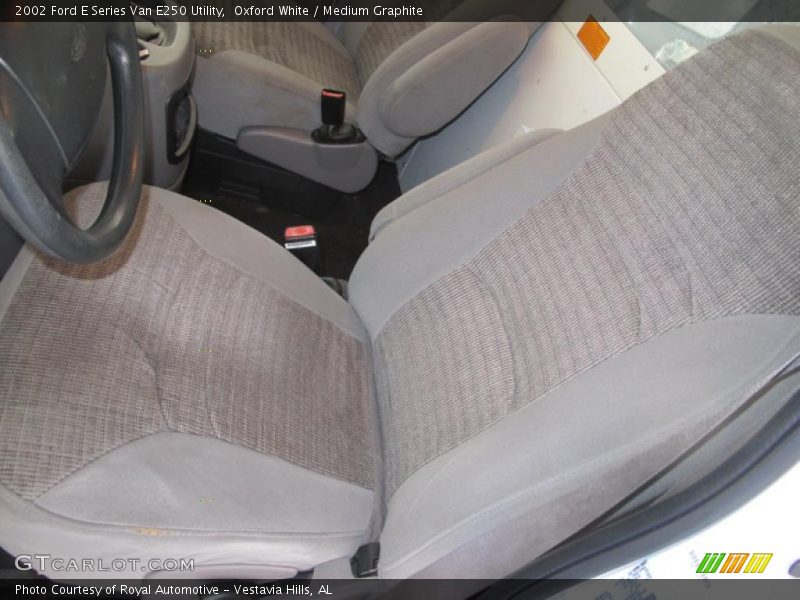 Oxford White / Medium Graphite 2002 Ford E Series Van E250 Utility