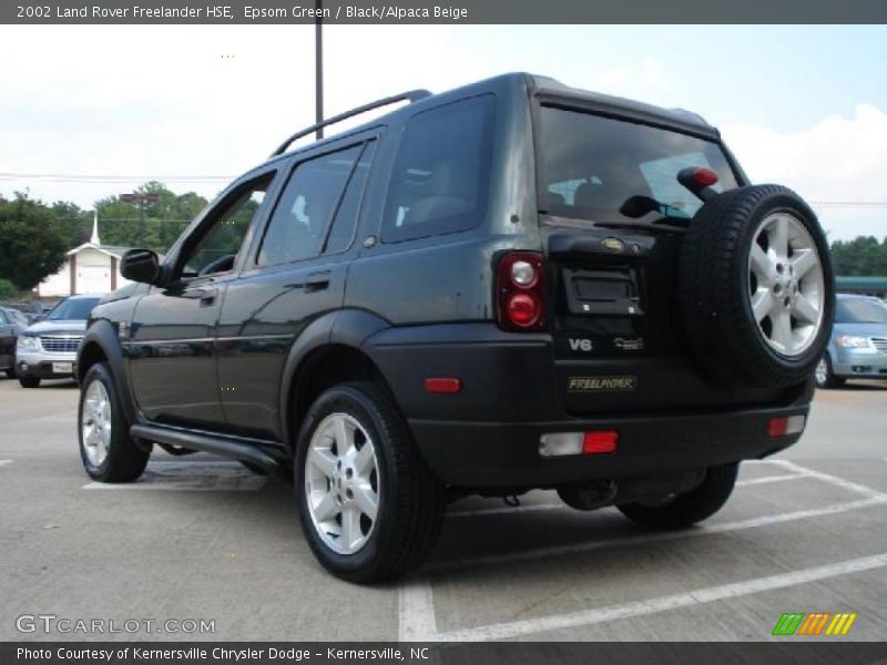 Epsom Green / Black/Alpaca Beige 2002 Land Rover Freelander HSE