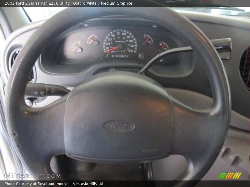 Oxford White / Medium Graphite 2002 Ford E Series Van E250 Utility