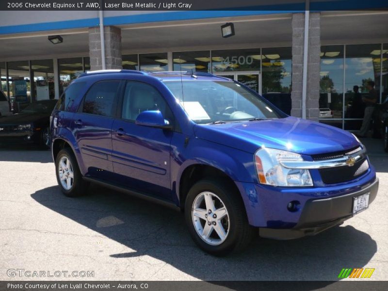 Laser Blue Metallic / Light Gray 2006 Chevrolet Equinox LT AWD