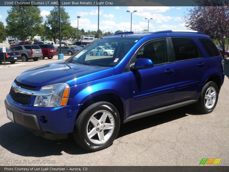 Laser Blue Metallic / Light Gray 2006 Chevrolet Equinox LT AWD