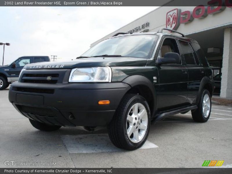 Epsom Green / Black/Alpaca Beige 2002 Land Rover Freelander HSE