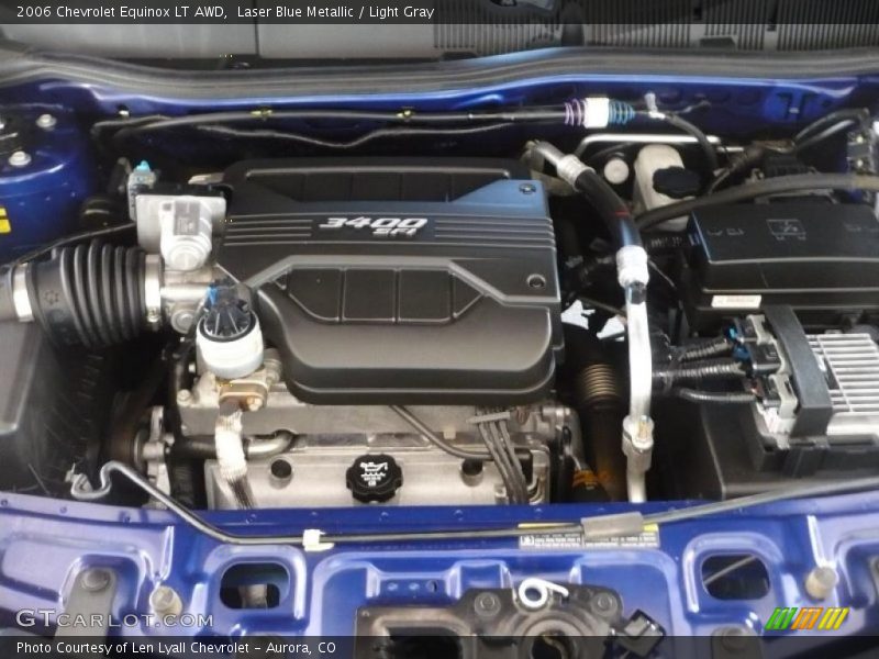 Laser Blue Metallic / Light Gray 2006 Chevrolet Equinox LT AWD