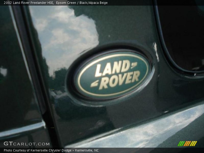 Epsom Green / Black/Alpaca Beige 2002 Land Rover Freelander HSE