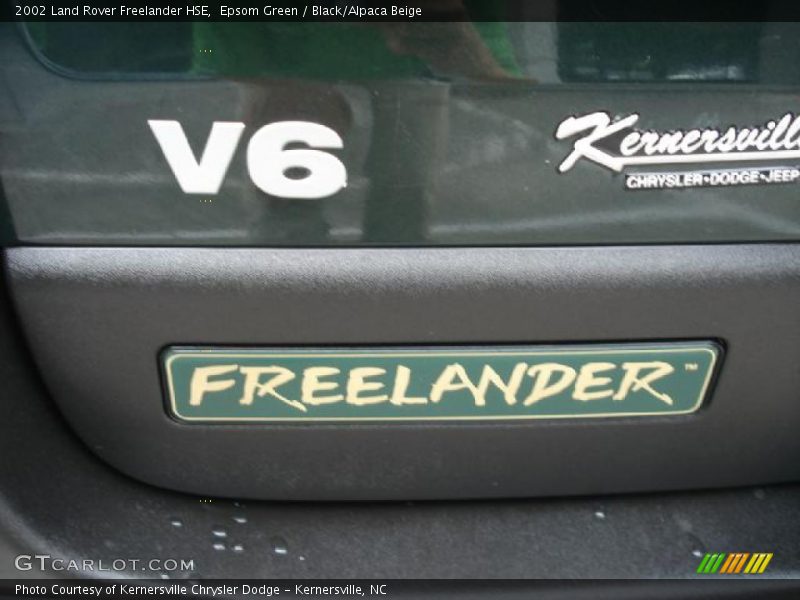 Epsom Green / Black/Alpaca Beige 2002 Land Rover Freelander HSE