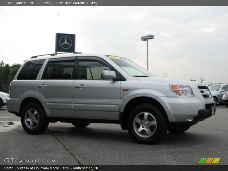 Billet Silver Metallic / Gray 2007 Honda Pilot EX-L 4WD