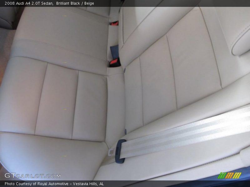Brilliant Black / Beige 2008 Audi A4 2.0T Sedan