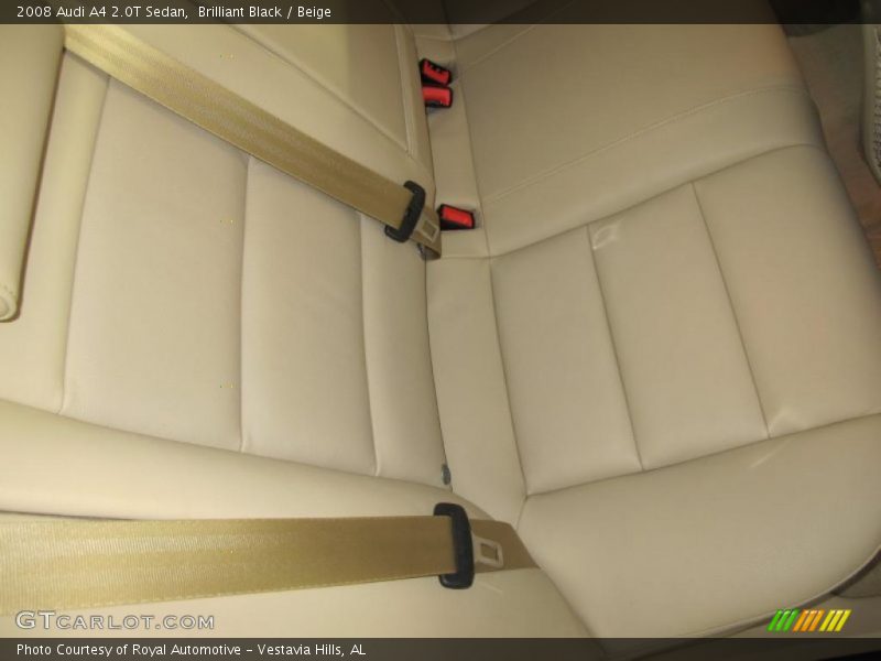 Brilliant Black / Beige 2008 Audi A4 2.0T Sedan