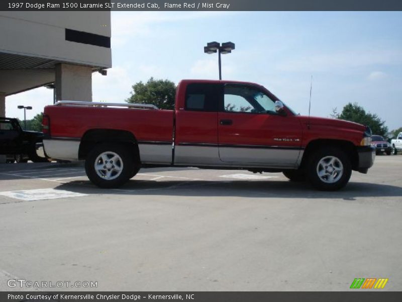Flame Red / Mist Gray 1997 Dodge Ram 1500 Laramie SLT Extended Cab