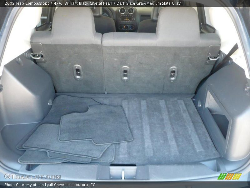 Brilliant Black Crystal Pearl / Dark Slate Gray/Medium Slate Gray 2009 Jeep Compass Sport 4x4