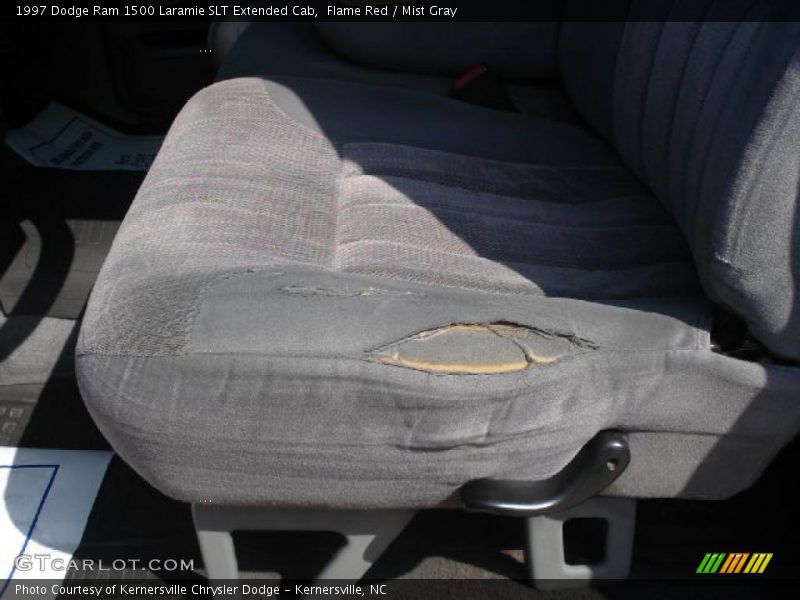 Flame Red / Mist Gray 1997 Dodge Ram 1500 Laramie SLT Extended Cab