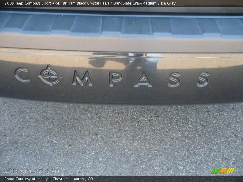 Brilliant Black Crystal Pearl / Dark Slate Gray/Medium Slate Gray 2009 Jeep Compass Sport 4x4