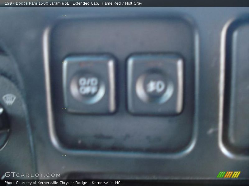 Flame Red / Mist Gray 1997 Dodge Ram 1500 Laramie SLT Extended Cab