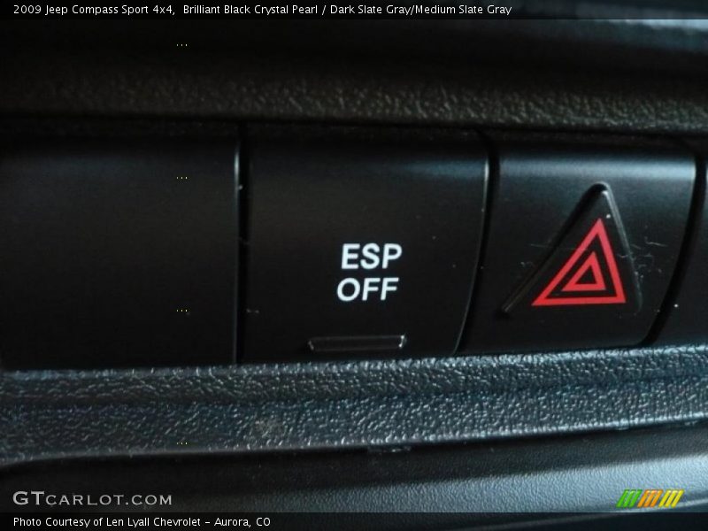 Brilliant Black Crystal Pearl / Dark Slate Gray/Medium Slate Gray 2009 Jeep Compass Sport 4x4