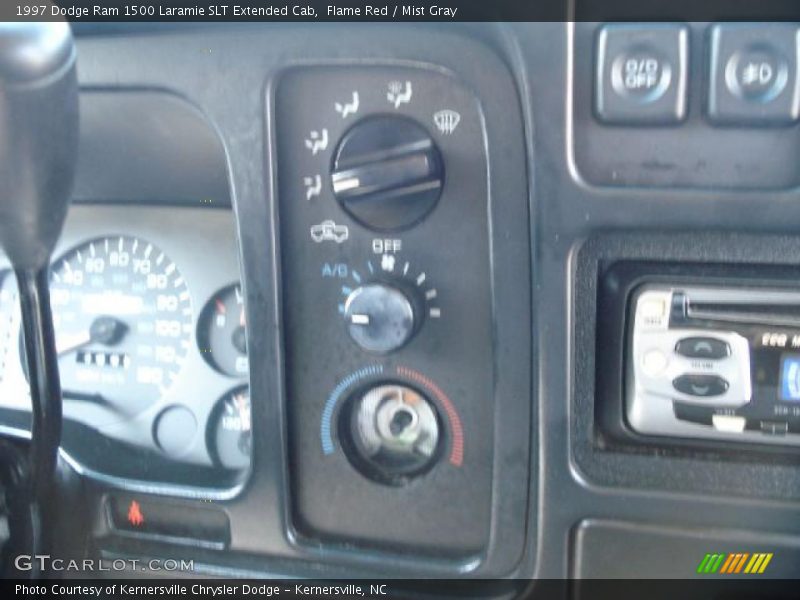 Flame Red / Mist Gray 1997 Dodge Ram 1500 Laramie SLT Extended Cab