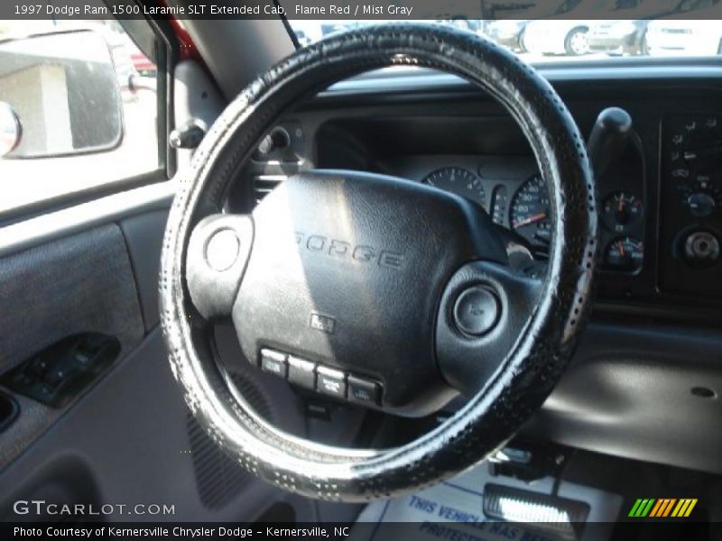 Flame Red / Mist Gray 1997 Dodge Ram 1500 Laramie SLT Extended Cab