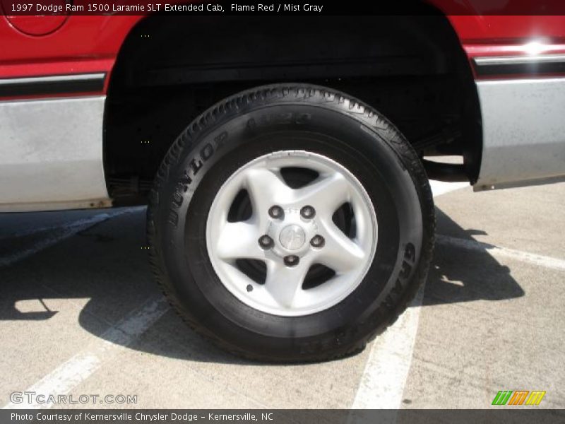 Flame Red / Mist Gray 1997 Dodge Ram 1500 Laramie SLT Extended Cab
