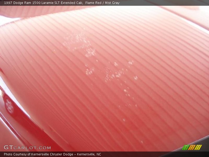 Flame Red / Mist Gray 1997 Dodge Ram 1500 Laramie SLT Extended Cab