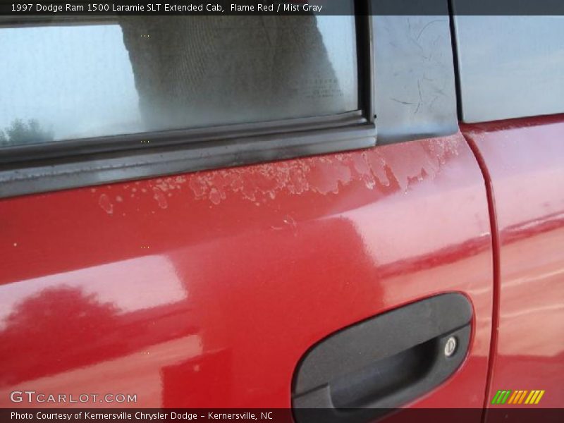 Flame Red / Mist Gray 1997 Dodge Ram 1500 Laramie SLT Extended Cab