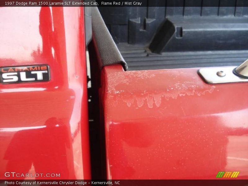 Flame Red / Mist Gray 1997 Dodge Ram 1500 Laramie SLT Extended Cab