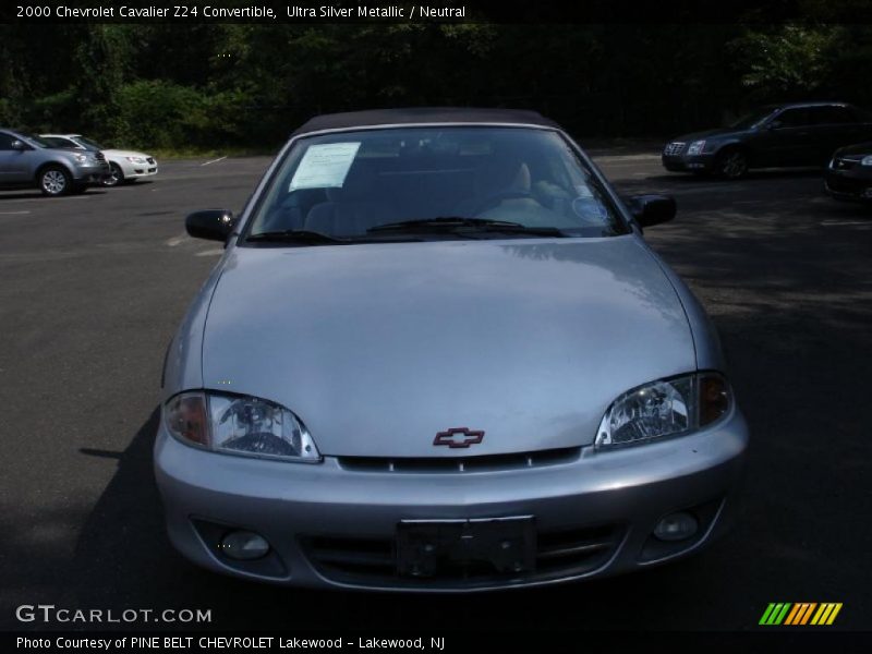 Ultra Silver Metallic / Neutral 2000 Chevrolet Cavalier Z24 Convertible