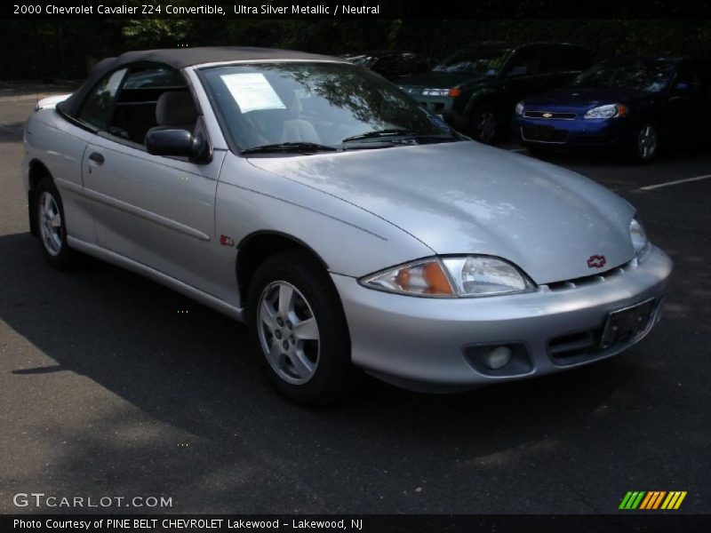 Ultra Silver Metallic / Neutral 2000 Chevrolet Cavalier Z24 Convertible