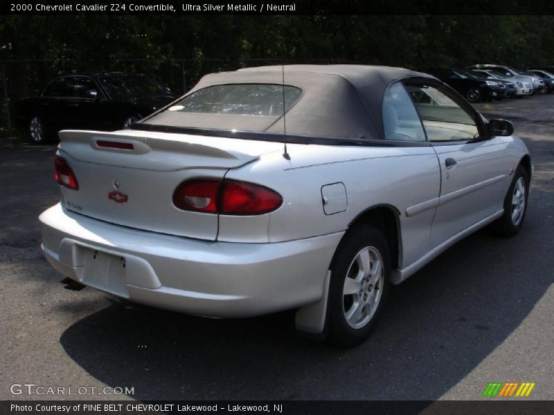 Ultra Silver Metallic / Neutral 2000 Chevrolet Cavalier Z24 Convertible