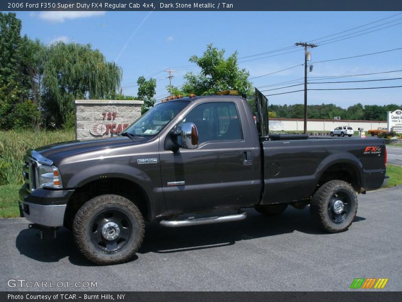 Dark Stone Metallic / Tan 2006 Ford F350 Super Duty FX4 Regular Cab 4x4
