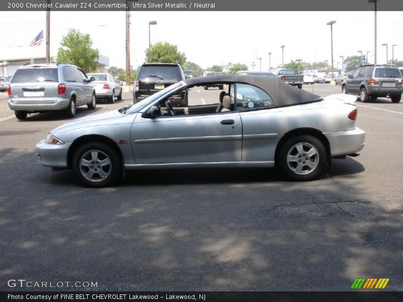 Ultra Silver Metallic / Neutral 2000 Chevrolet Cavalier Z24 Convertible