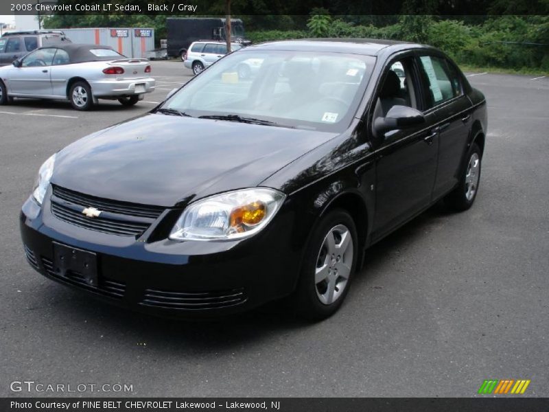 Black / Gray 2008 Chevrolet Cobalt LT Sedan