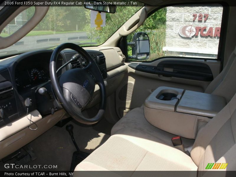 Dark Stone Metallic / Tan 2006 Ford F350 Super Duty FX4 Regular Cab 4x4