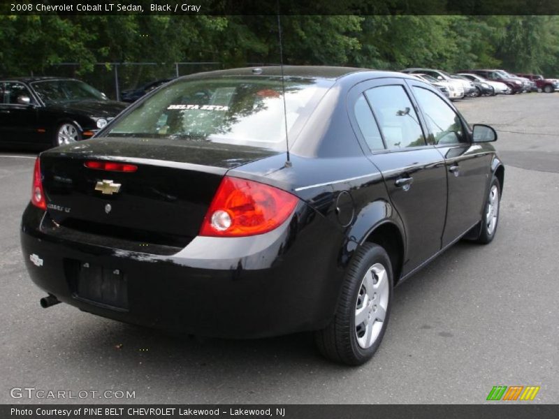 Black / Gray 2008 Chevrolet Cobalt LT Sedan