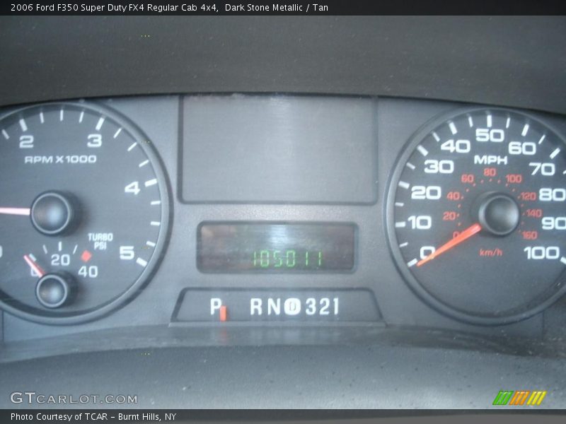 Dark Stone Metallic / Tan 2006 Ford F350 Super Duty FX4 Regular Cab 4x4