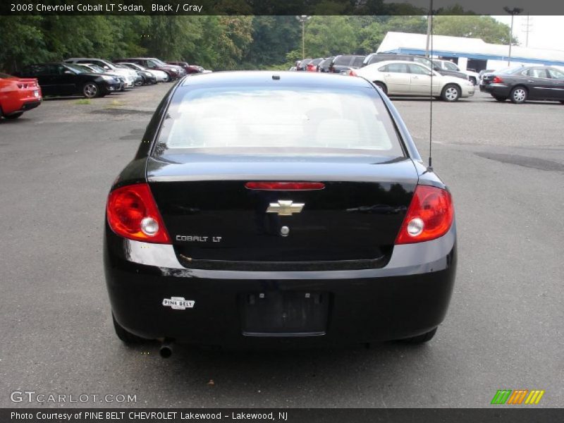 Black / Gray 2008 Chevrolet Cobalt LT Sedan