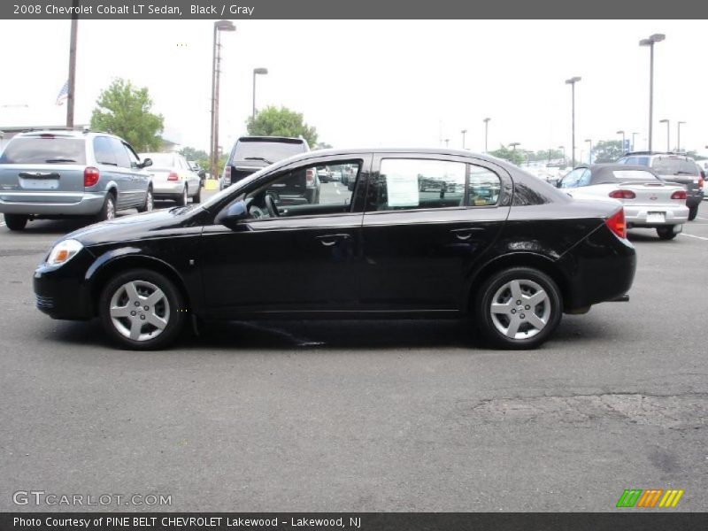 Black / Gray 2008 Chevrolet Cobalt LT Sedan