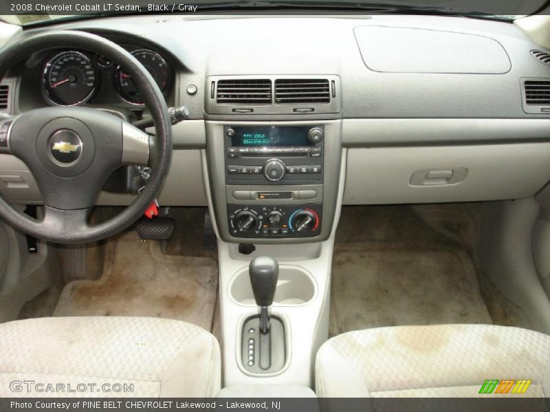 Black / Gray 2008 Chevrolet Cobalt LT Sedan