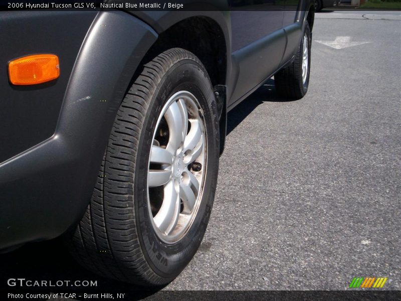 Nautical Blue Metallic / Beige 2006 Hyundai Tucson GLS V6