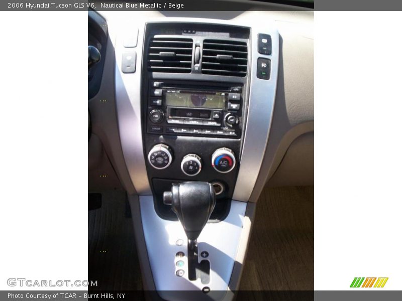 Nautical Blue Metallic / Beige 2006 Hyundai Tucson GLS V6