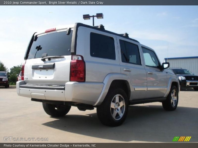 Bright Silver Metallic / Dark Slate Gray 2010 Jeep Commander Sport