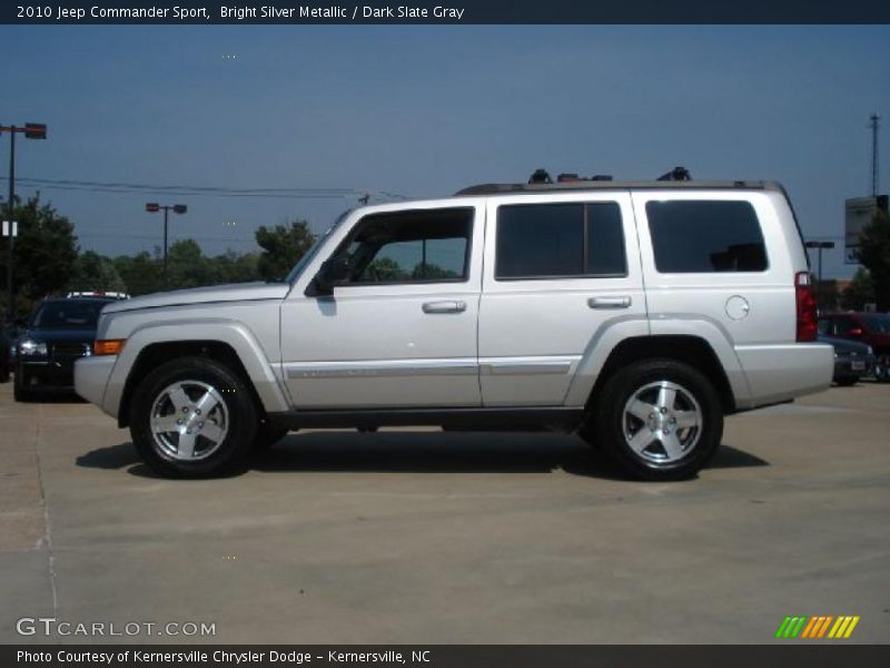 Bright Silver Metallic / Dark Slate Gray 2010 Jeep Commander Sport