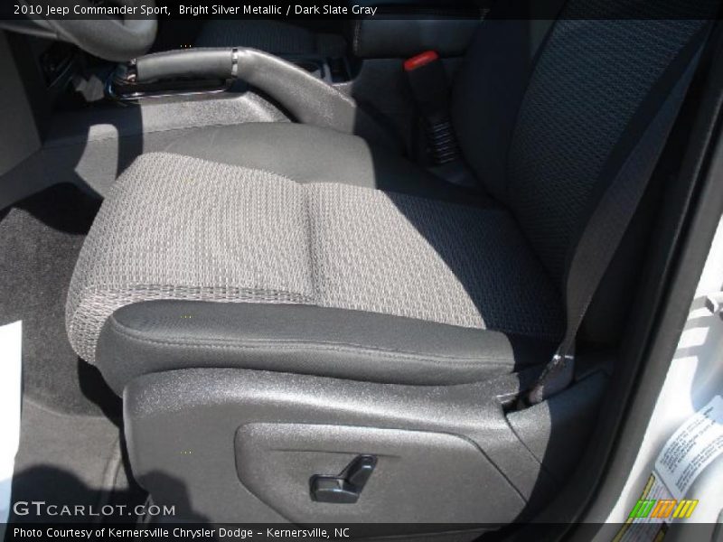 Bright Silver Metallic / Dark Slate Gray 2010 Jeep Commander Sport