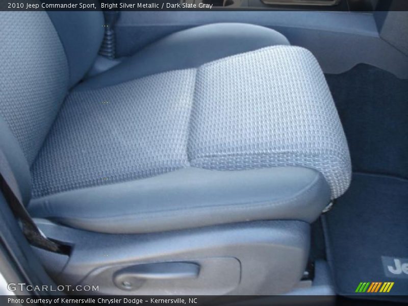 Bright Silver Metallic / Dark Slate Gray 2010 Jeep Commander Sport