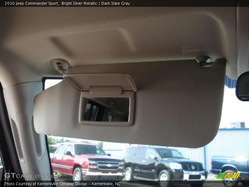 Bright Silver Metallic / Dark Slate Gray 2010 Jeep Commander Sport