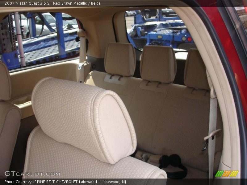 Red Brawn Metallic / Beige 2007 Nissan Quest 3.5 S