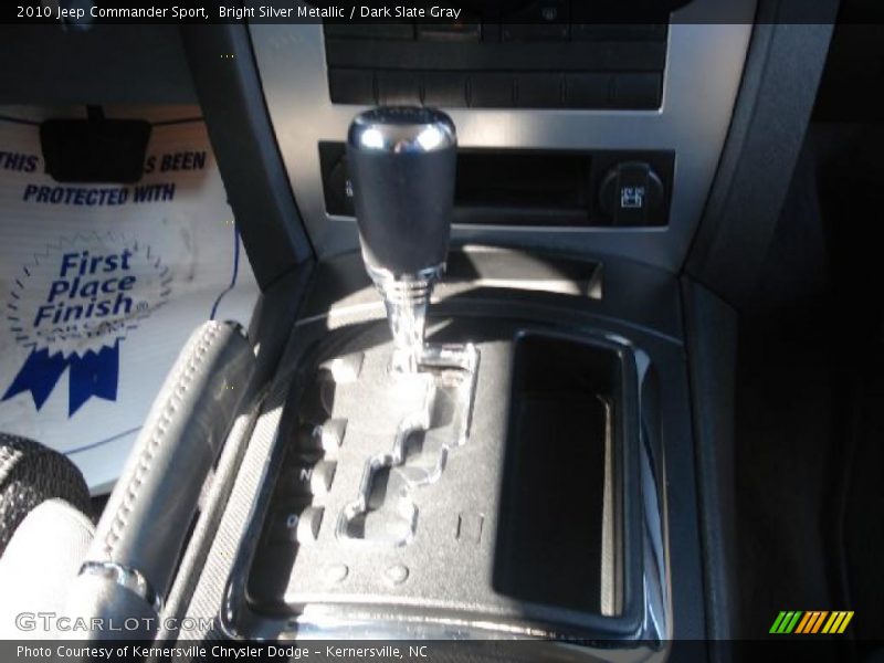 Bright Silver Metallic / Dark Slate Gray 2010 Jeep Commander Sport